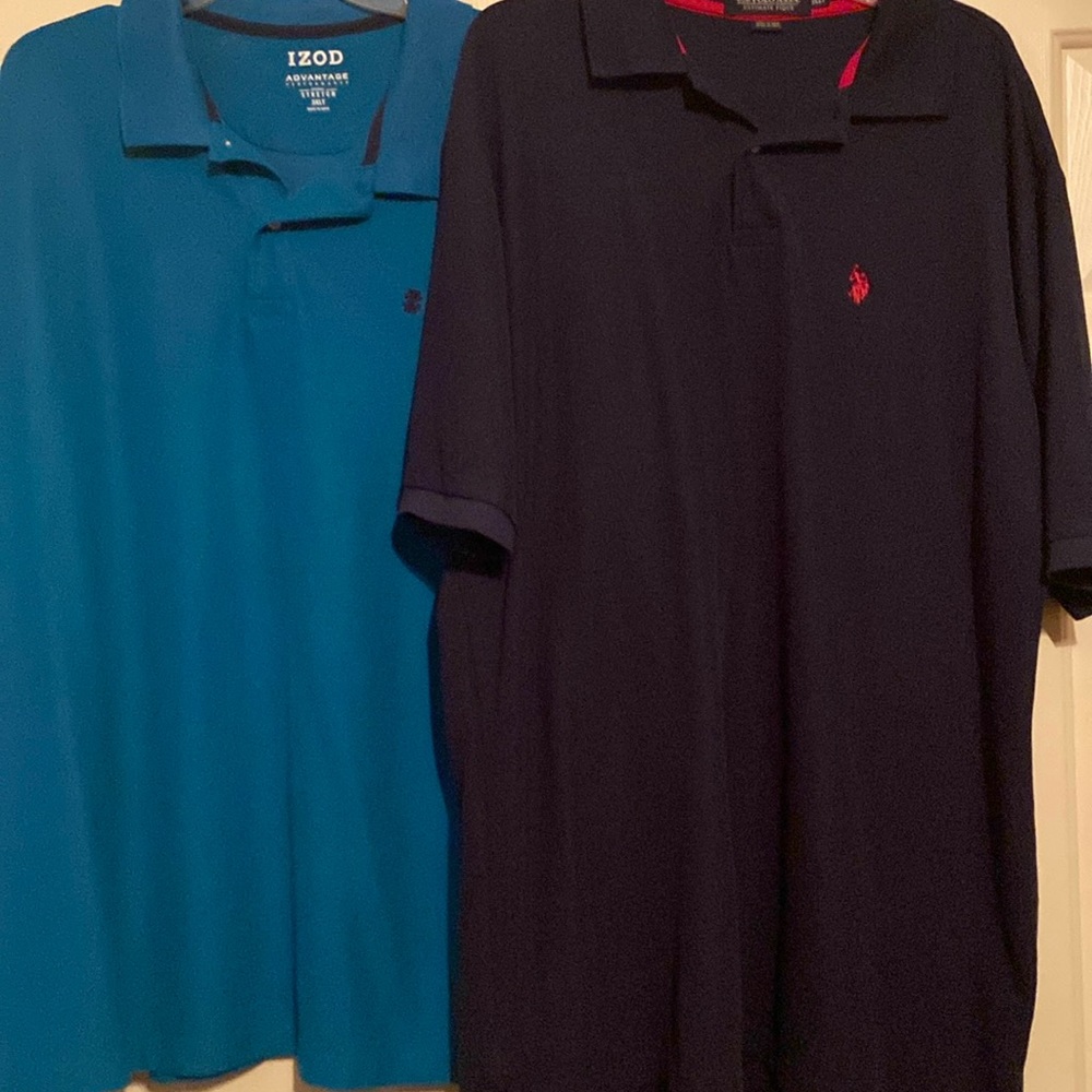 Set of two Mens 3XLT polo shirts. Very good condition.